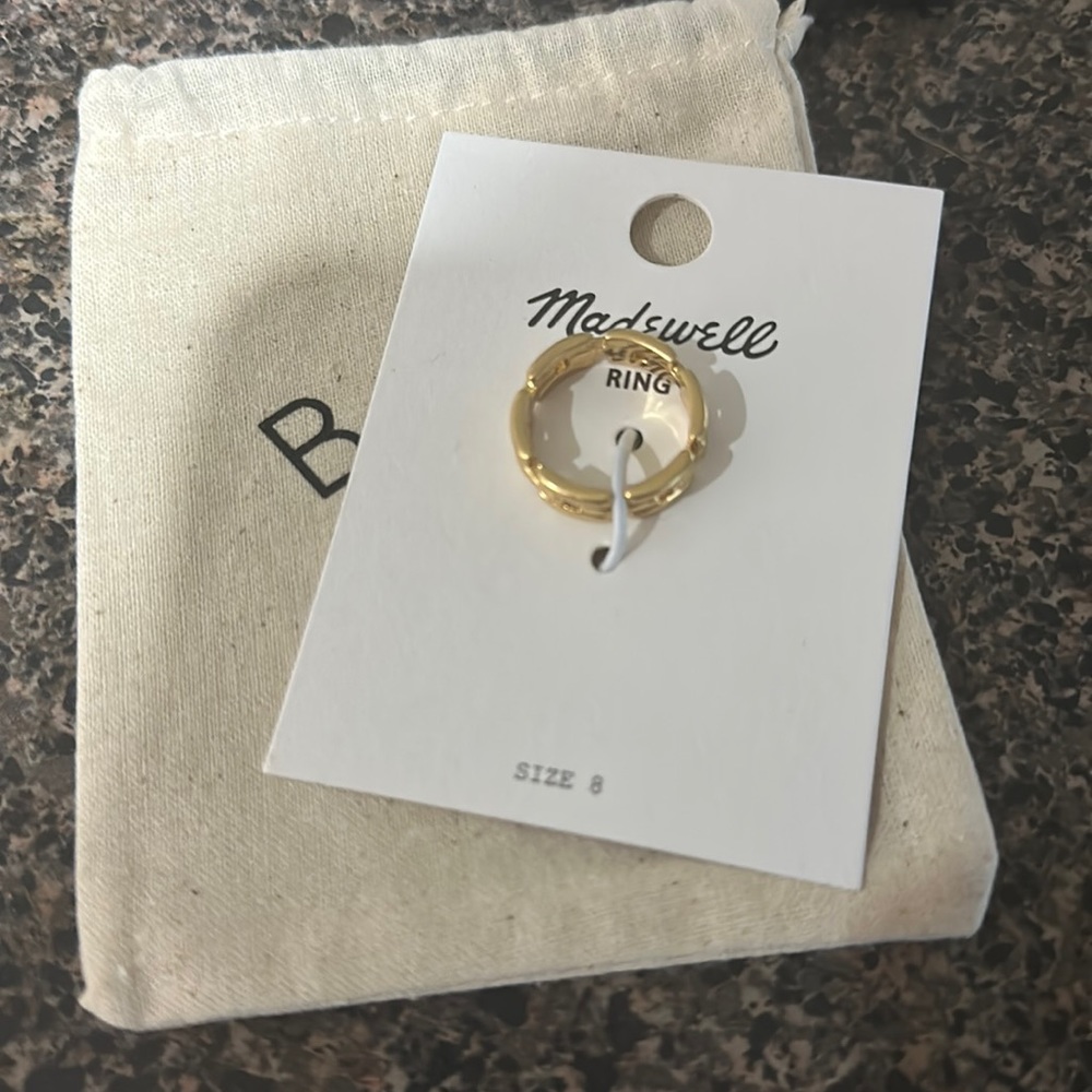 Madewell ring NWT SZ 8